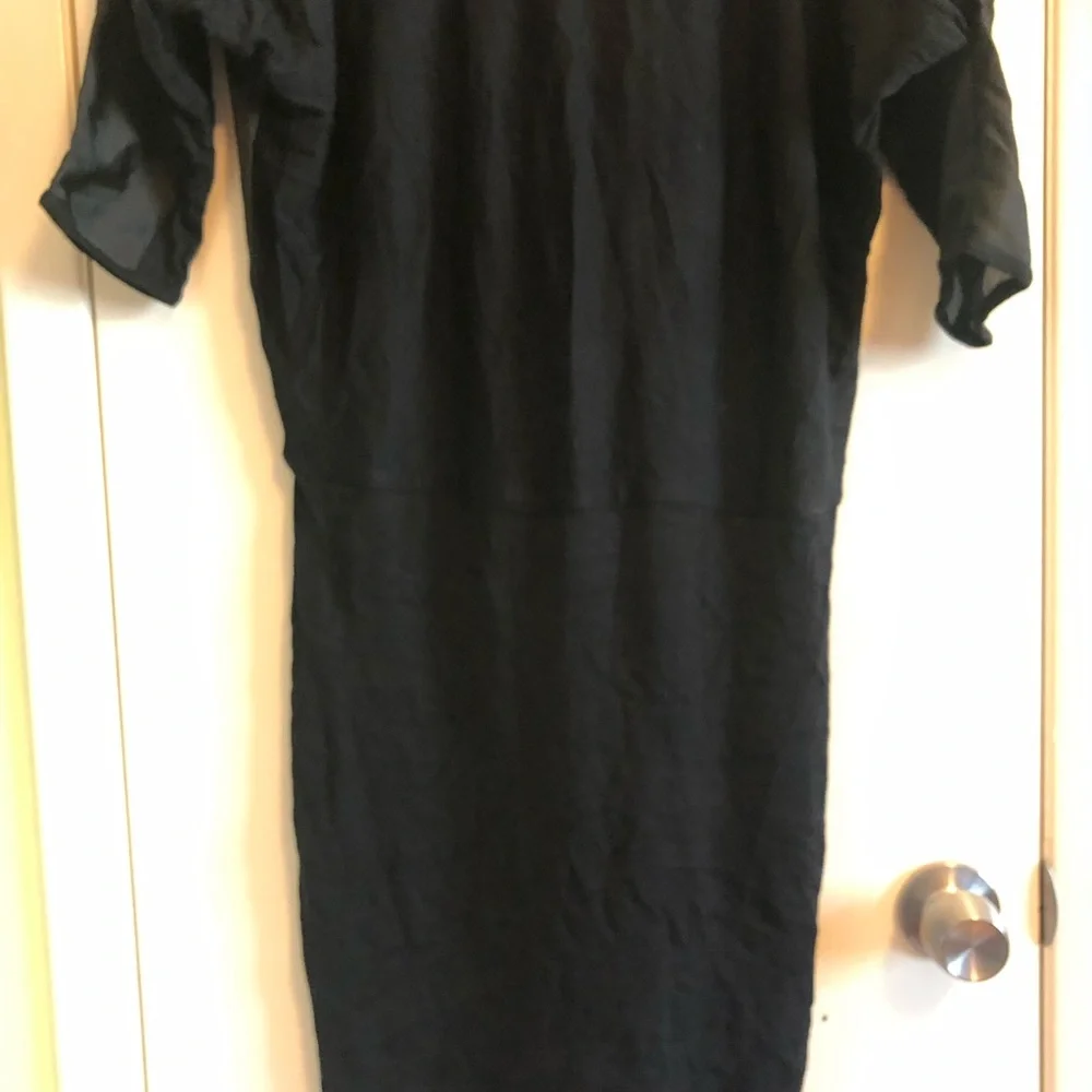 Kenneth Cole New York “All Knotted Up” mixed media dress - Picture 3 of 5